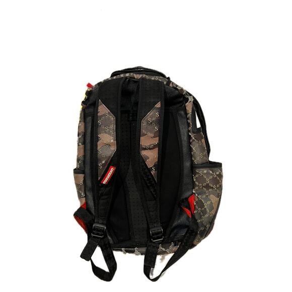 Sprayground $ Pattern Over Camo Backpack - Picture 2 of 5